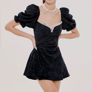 Nana Jacqueline Ysabella Dress Black Size Small